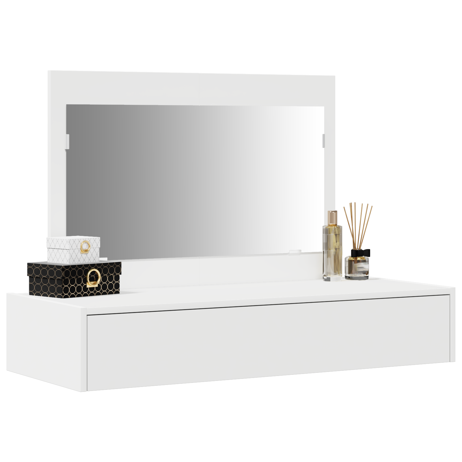 vidaXL Wandkaptafel Wit 100x40x70 cm