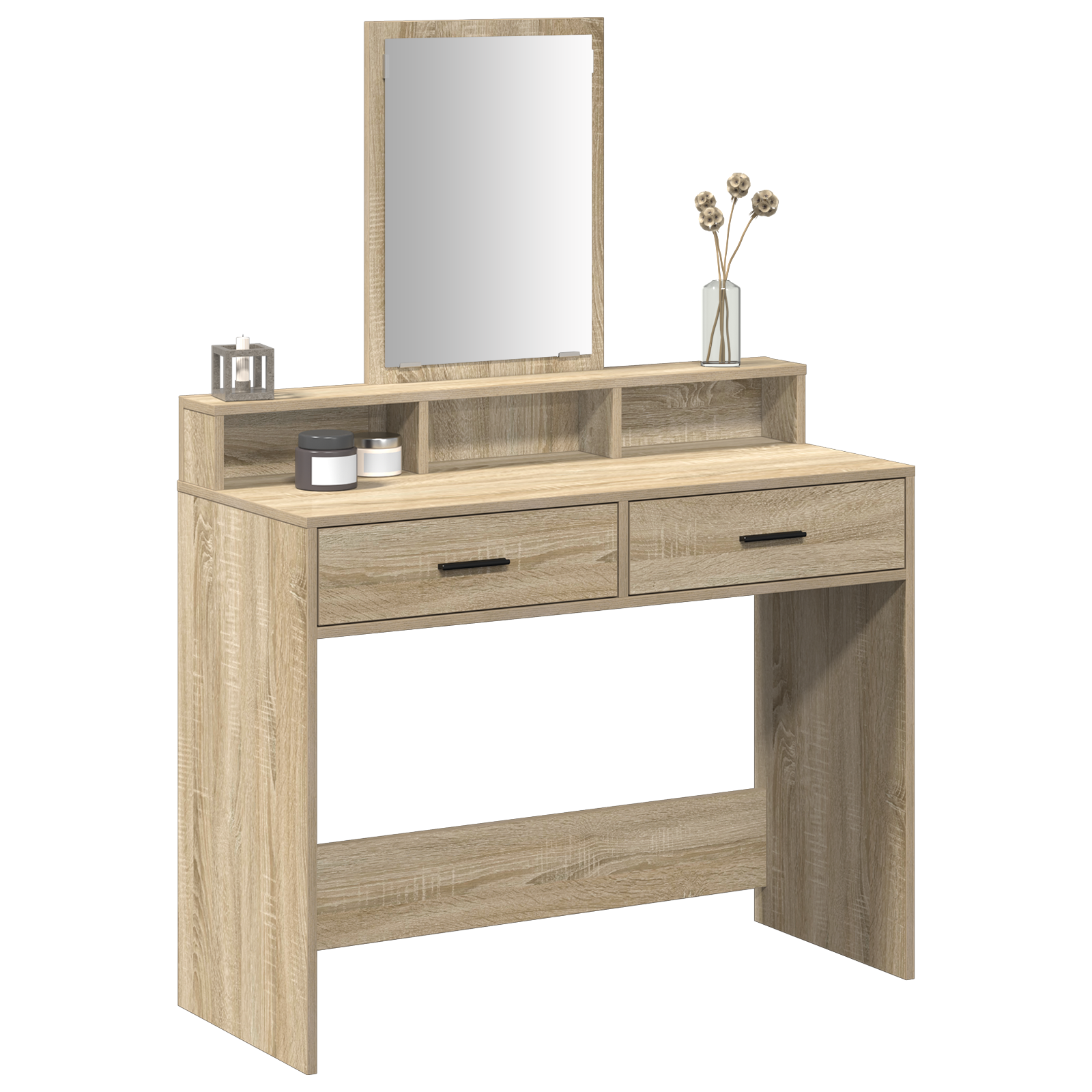 vidaXL Kaptafel met Lades in Sonoma Eiken 100x41x140 cm