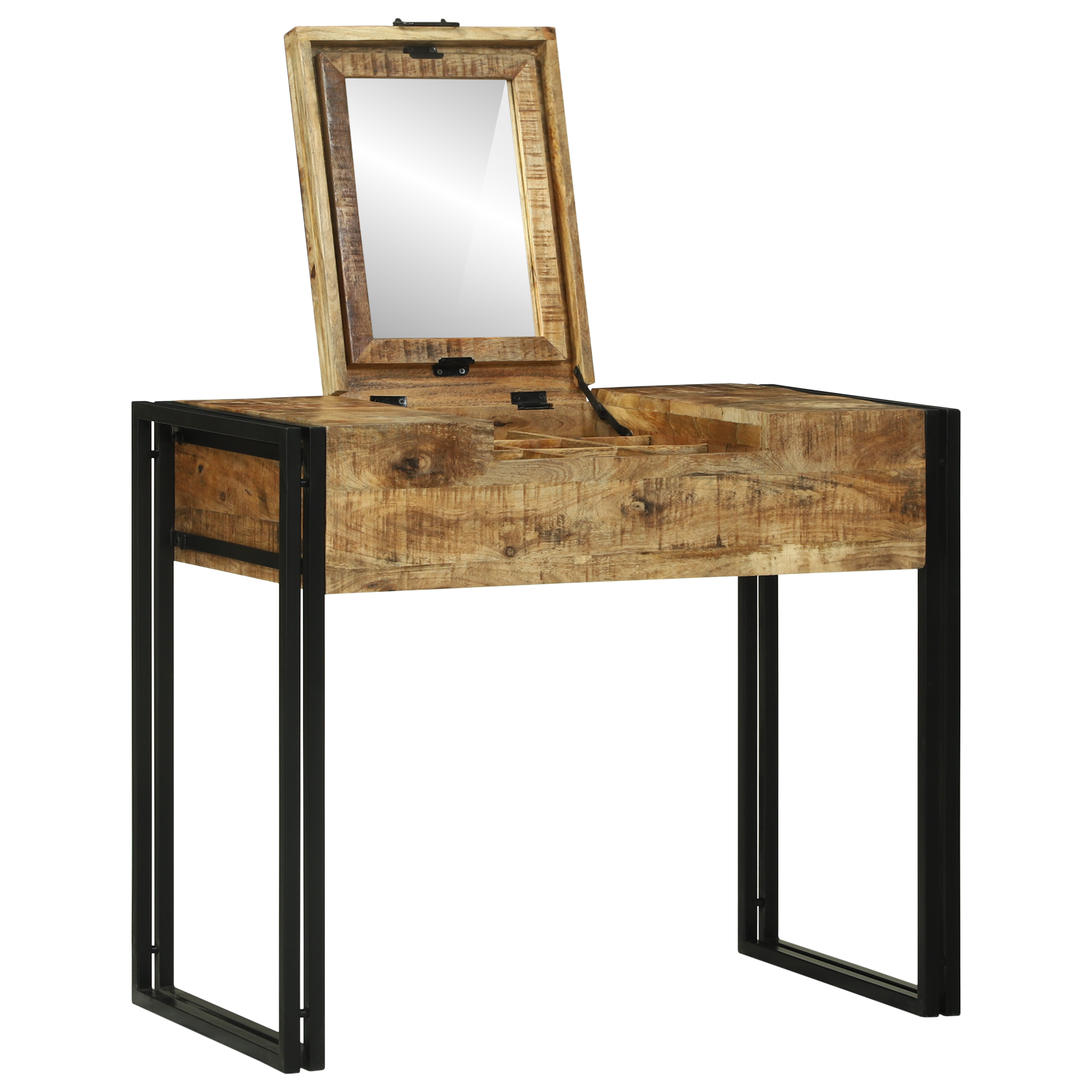 vidaXL Kaptafel 90x50x75 cm van Massief Mango Hout