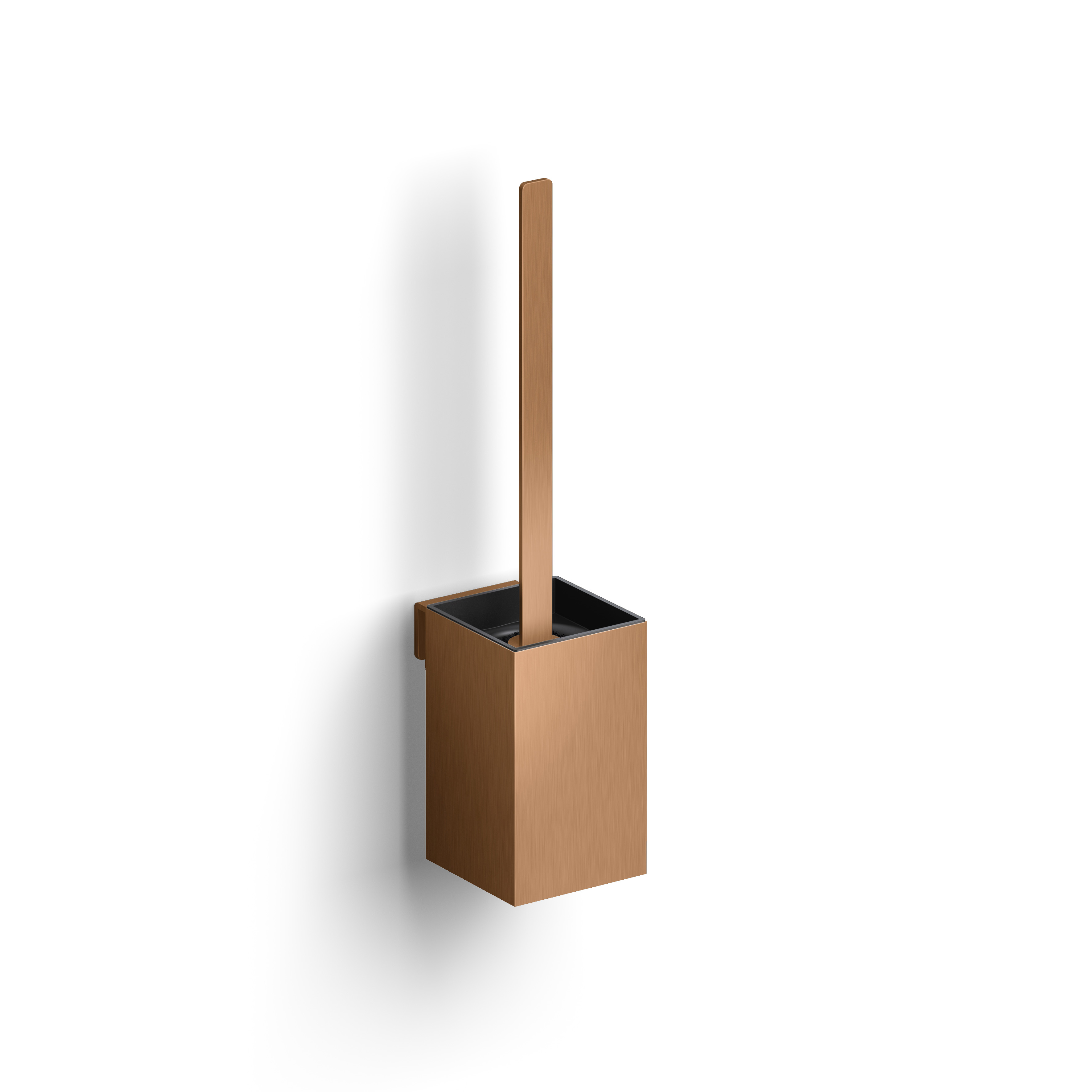 Clou Fold toiletborstelgarnituur, wandmontage, brons geb. PVD