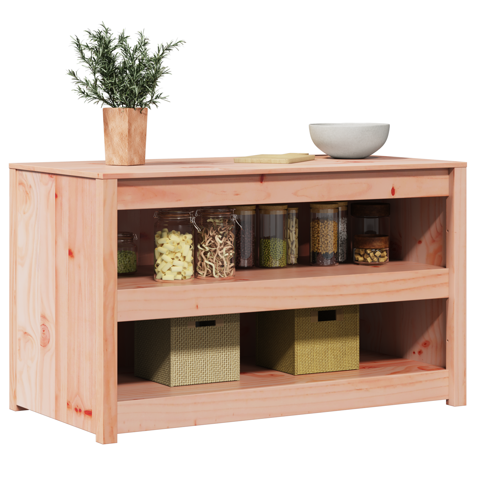 vidaXL Buitenkasten 106x55x64 cm Massief Douglas