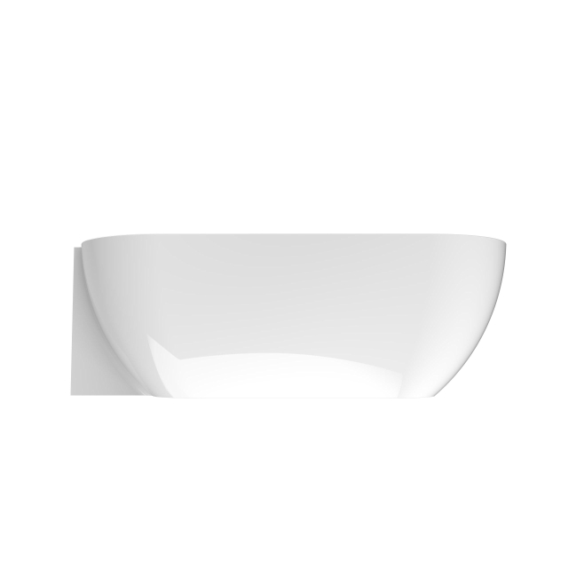 Arcqua Havana Halfvrijstaand Bad - 170x80cm - links - glans wit BAD101023