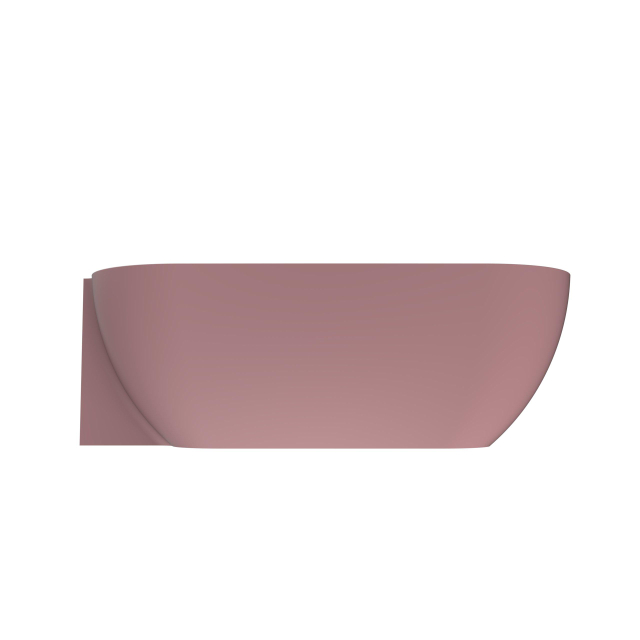 Arcqua Havana Halfvrijstaand Bad - 170x80cm - links - mat roze BAD406803