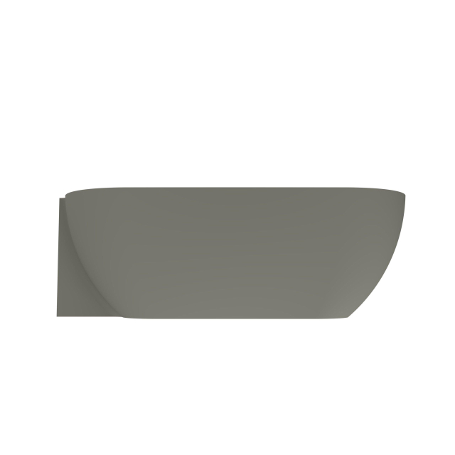 Arcqua Havana Halfvrijstaand Bad - 170x80cm - links - mat beton BAD242102