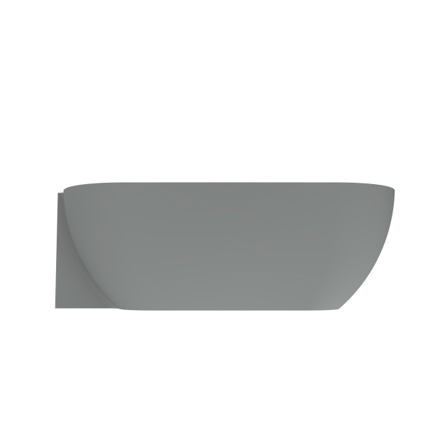 Arcqua Havana Halfvrijstaand Bad - 170x80cm - links - mat grijs BAD451143