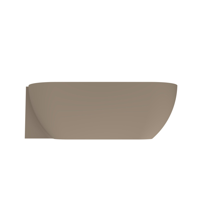 Arcqua Havana Halfvrijstaand Bad - 170x80cm - links - mat truffel BAD804125