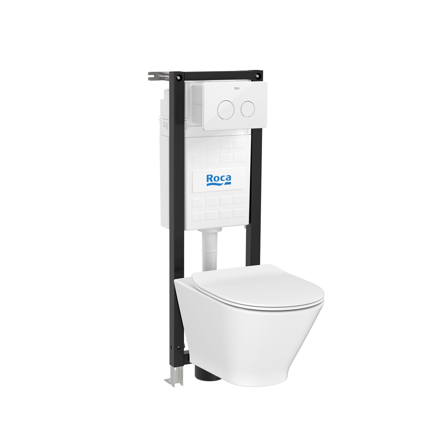 Roca Inbouwreservoir Set Heracles | Soft-close Toiletzitting | Randloos Toiletpot