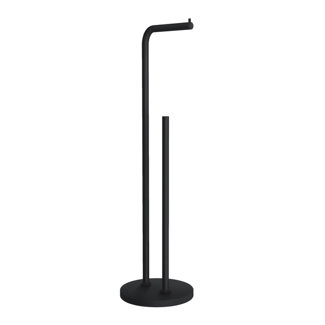 Smedbo Beslagsboden Toiletrolhouder - 17x60x17cm - Staal Mat zwart BB1230