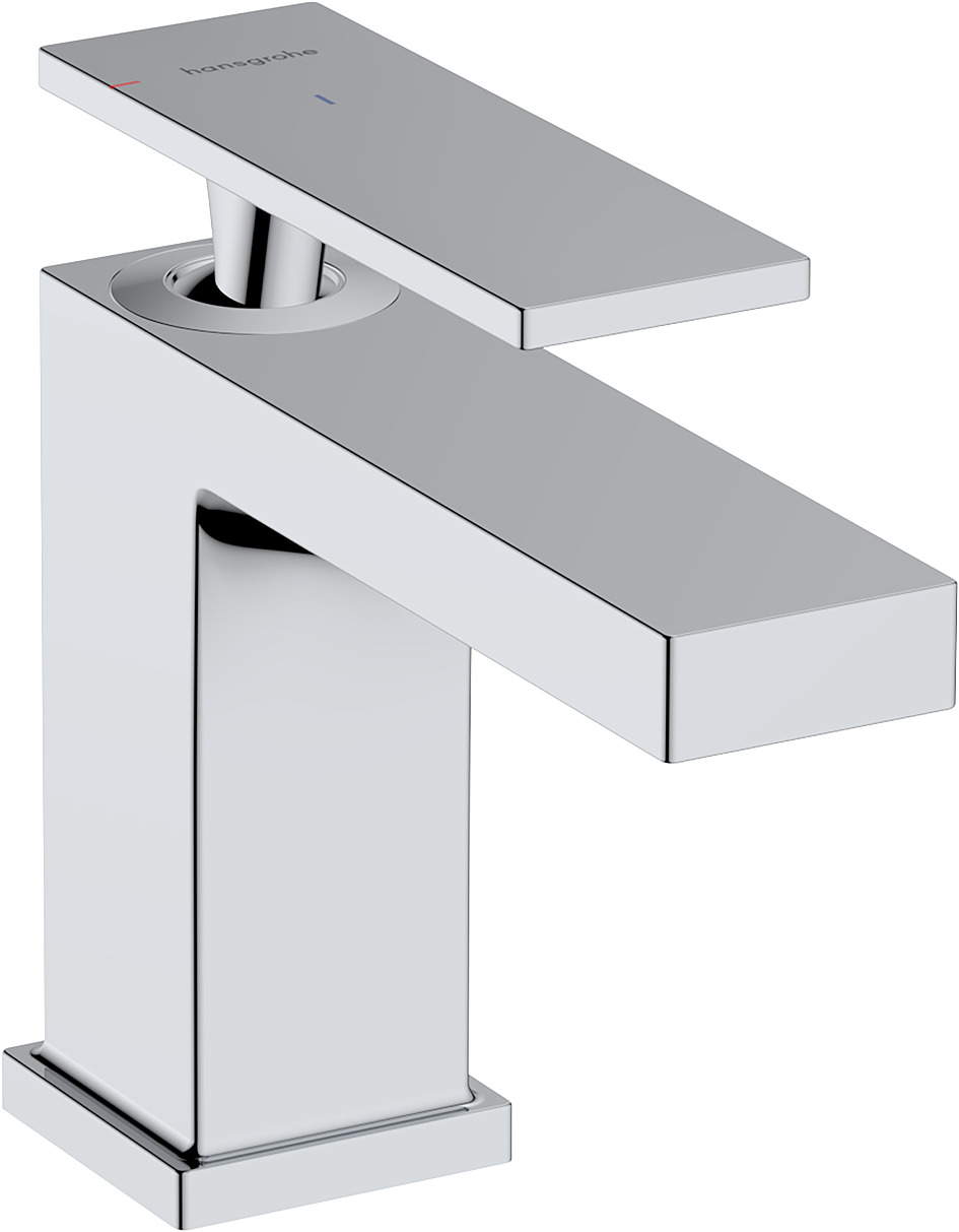 Hansgrohe HG Tecturis E ééngreeps wastafelkraan 80 CoolStart zonder waste, chroom