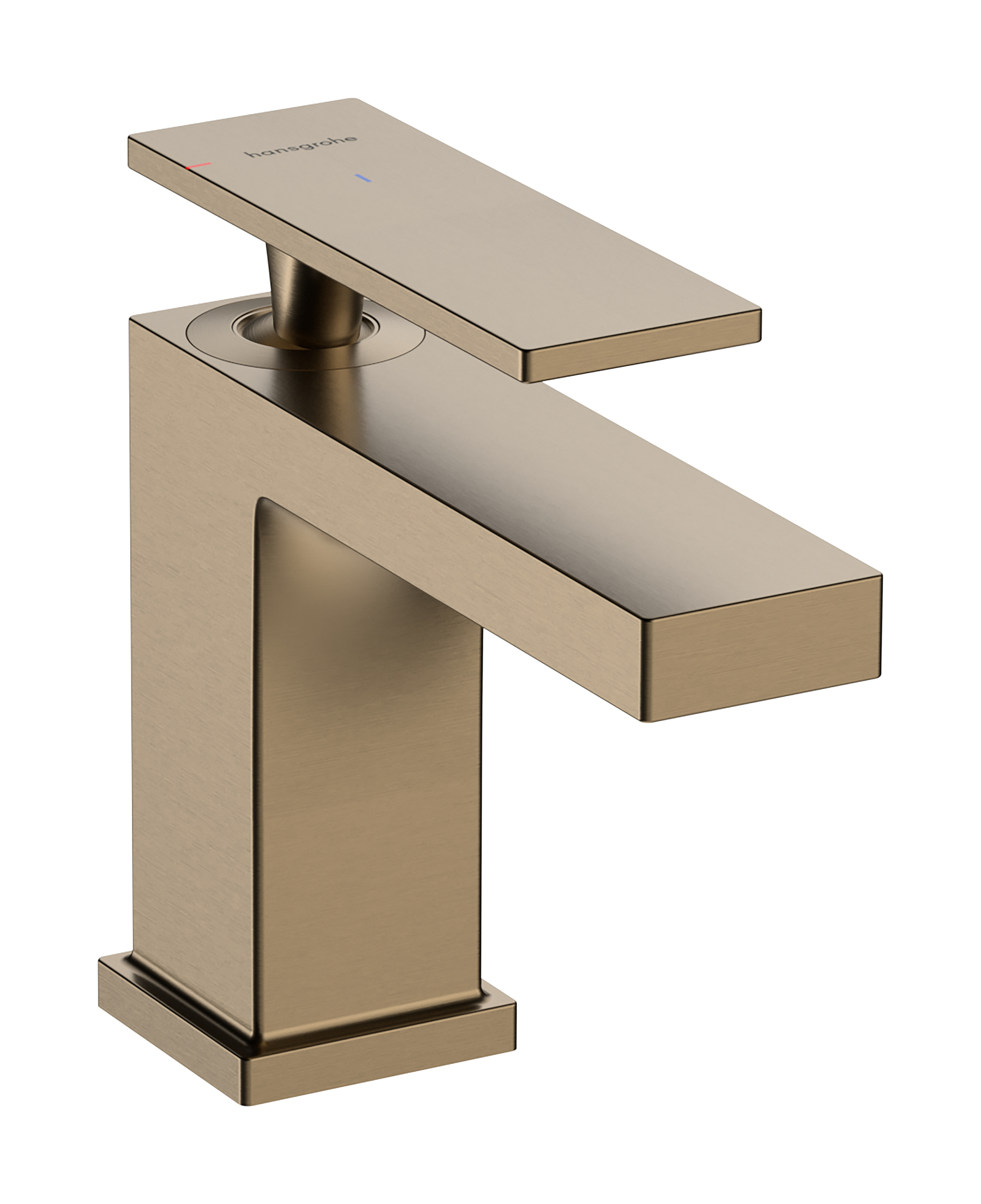 Hansgrohe HG Tecturis E ééngreeps wastafelkraan 80 CoolStart zonder waste, Brushed Bronze