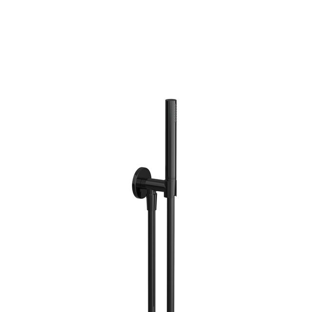 Hotbath COBBER Handoucheset wandsteun uitlaat doucheslang 150cm Gepolijst zwart PVD M440PBP