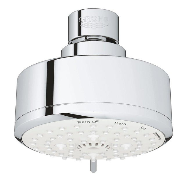 Grohe Tempesta Cosmopolitan 100 Hoofddouche - 10cm - 4 straalsoorten - chroom/wit 27591001