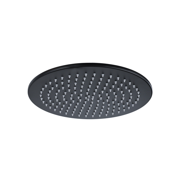 Fortifura Calvi Hoofddouche 30cm - rond - 6mm - zwart mat SW1139120