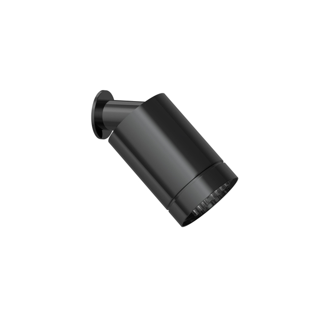 Hotbath COBBER Beam 3 standen hoofddouche met muurbevestiging Gepolijst zwart PVD CB470PBP