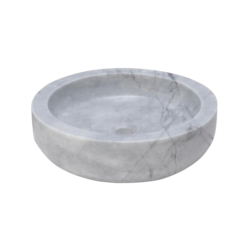 Forzalaqua Waskom  Verona Carrara Rond Gepolijst 40x12x cm