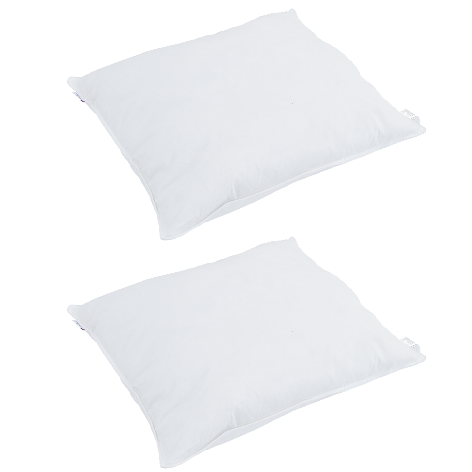 vidaXL Kussens 2 pcs Wit 40 x 40 cm 130gsm 100% katoen