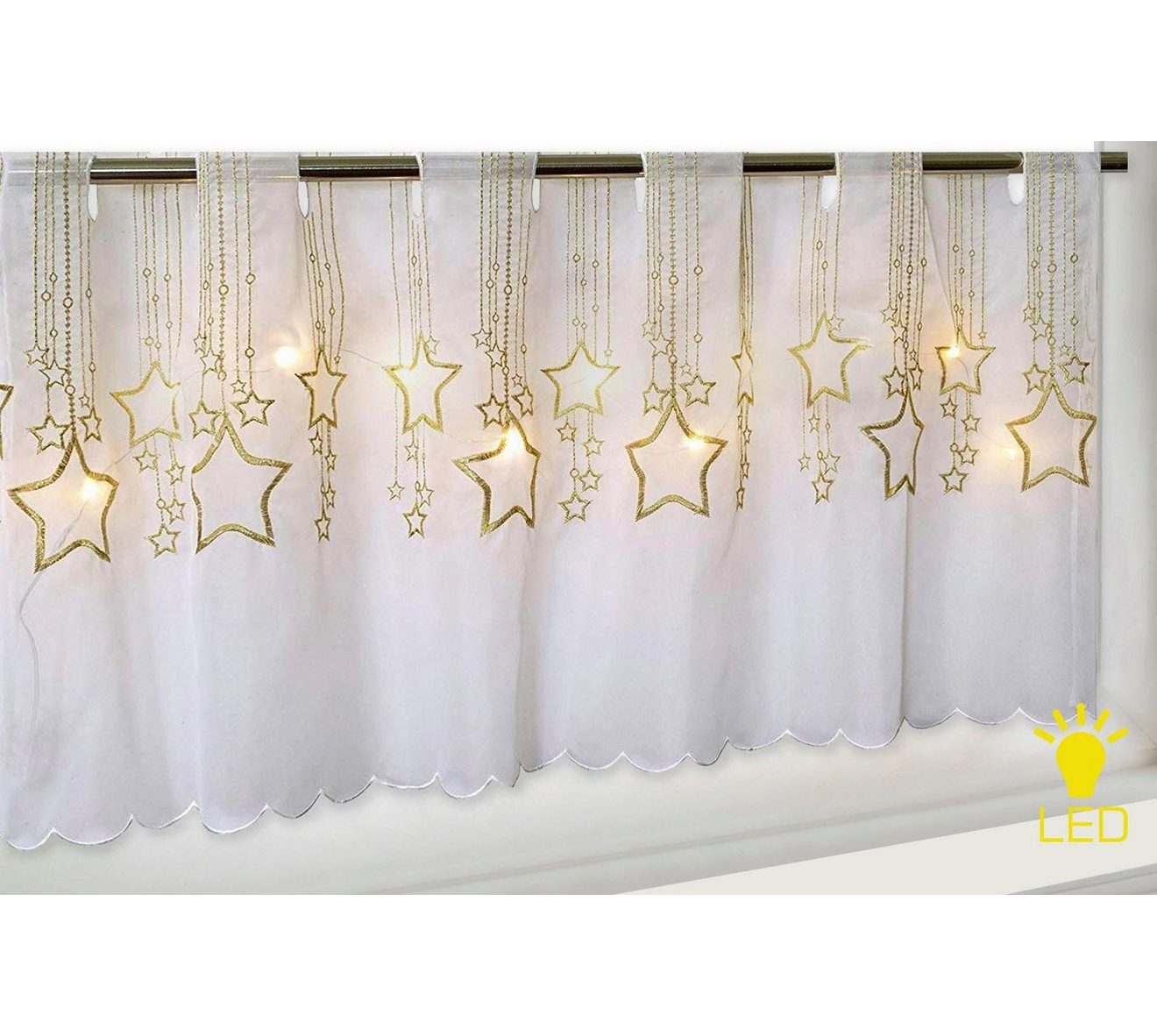 Delindo Lifestyle Valletje STERRENREGEN HxB: 45x115, met LED-verlichting (1 stuk)
