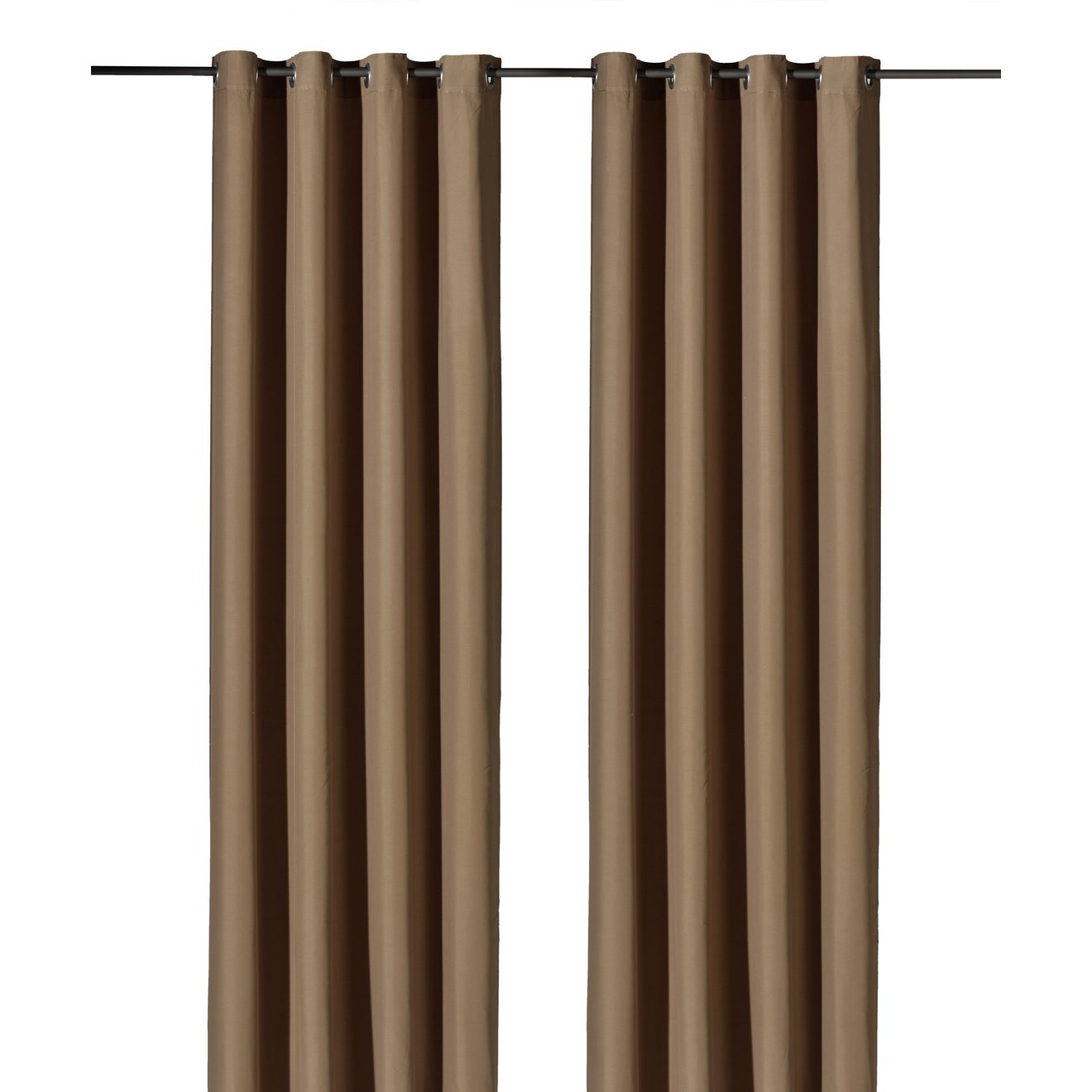 Weckbrodt Gordijn Vito Microvelours, ondoorzichtig, effen kleuren, gordijn, vitrage (1 stuk)
