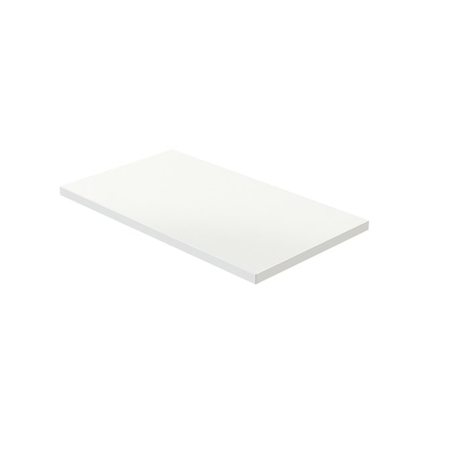 Tiger Wasblad  S-line Zonder Uitsparingen 80 cm Hoogglans Wit