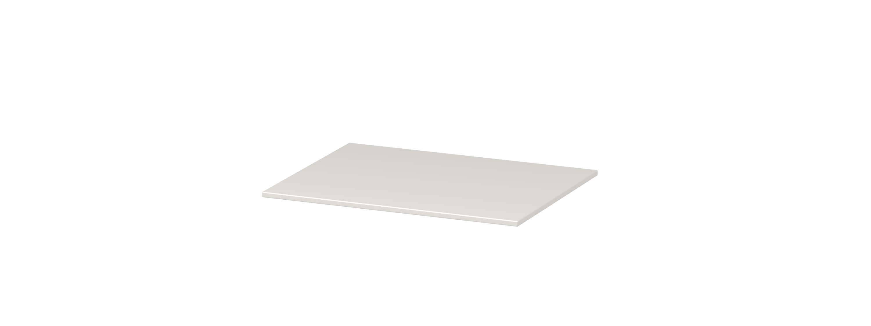 INK Afdekplaat  t.b.v. onderkast gelakt 90 cm x 45 cm x 2 cm Hoogglans wit 1240252