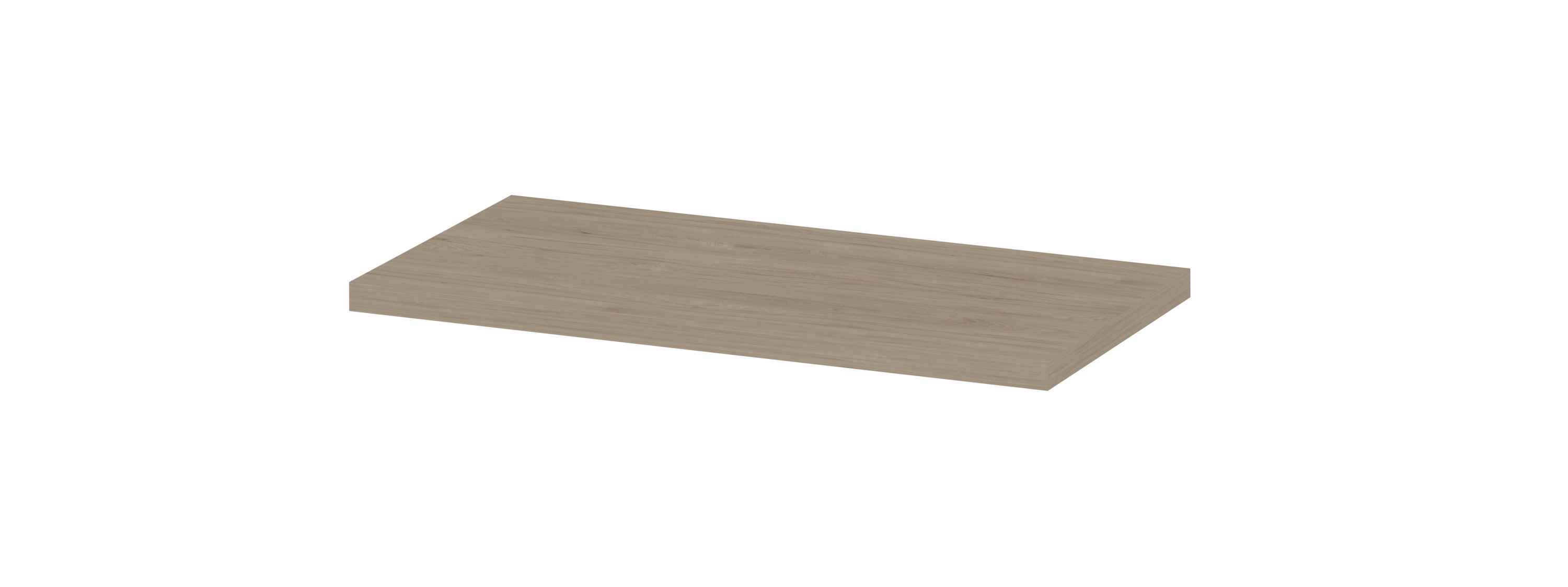 INK Afdekplaat  Topdeck tbv Onderkast Houd Decor 35 mm 80x45 cm Ivoor Eiken