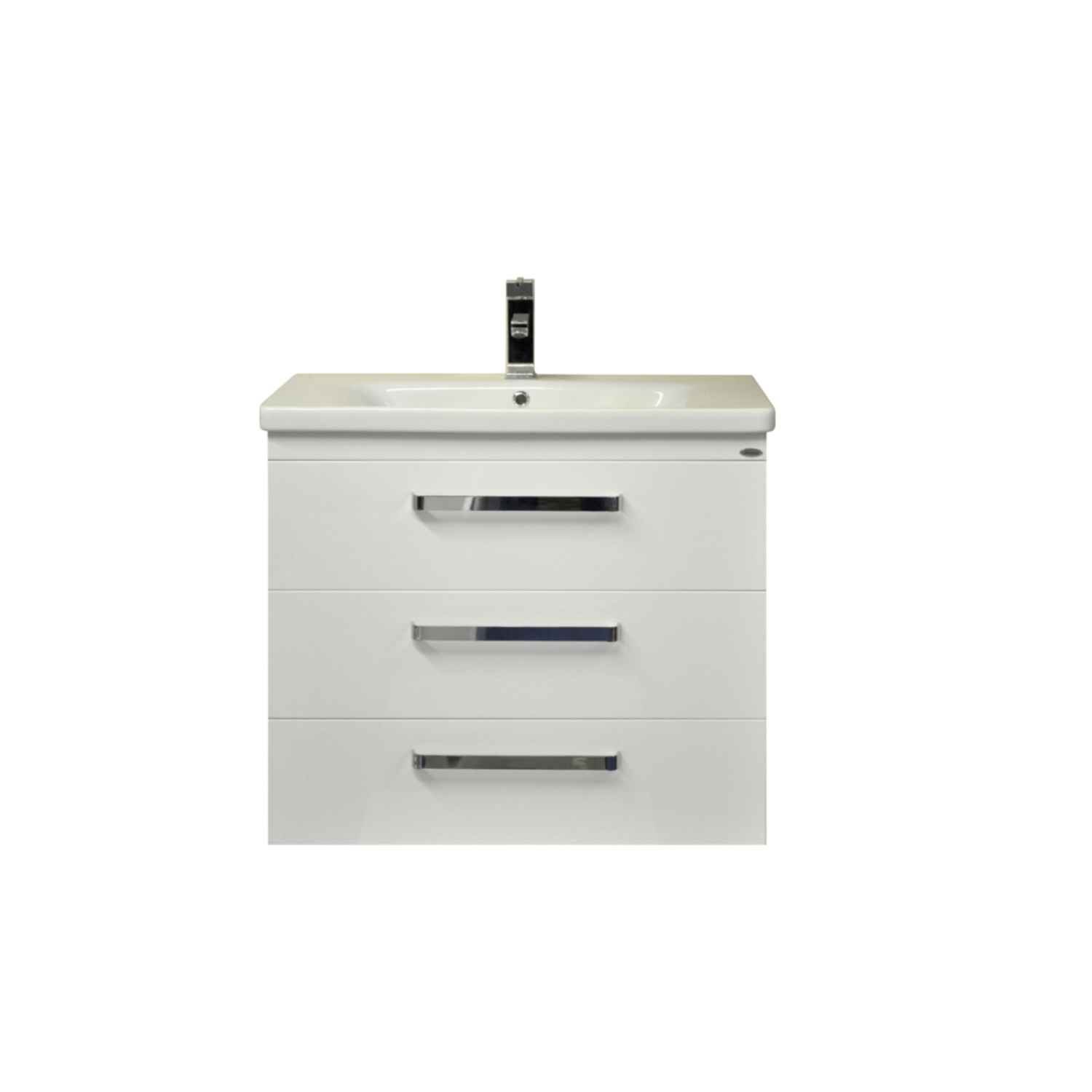 Sanicare Badkamermeubelset  Q10 3 Laden 80cm Antraciet (spiegel optioneel)