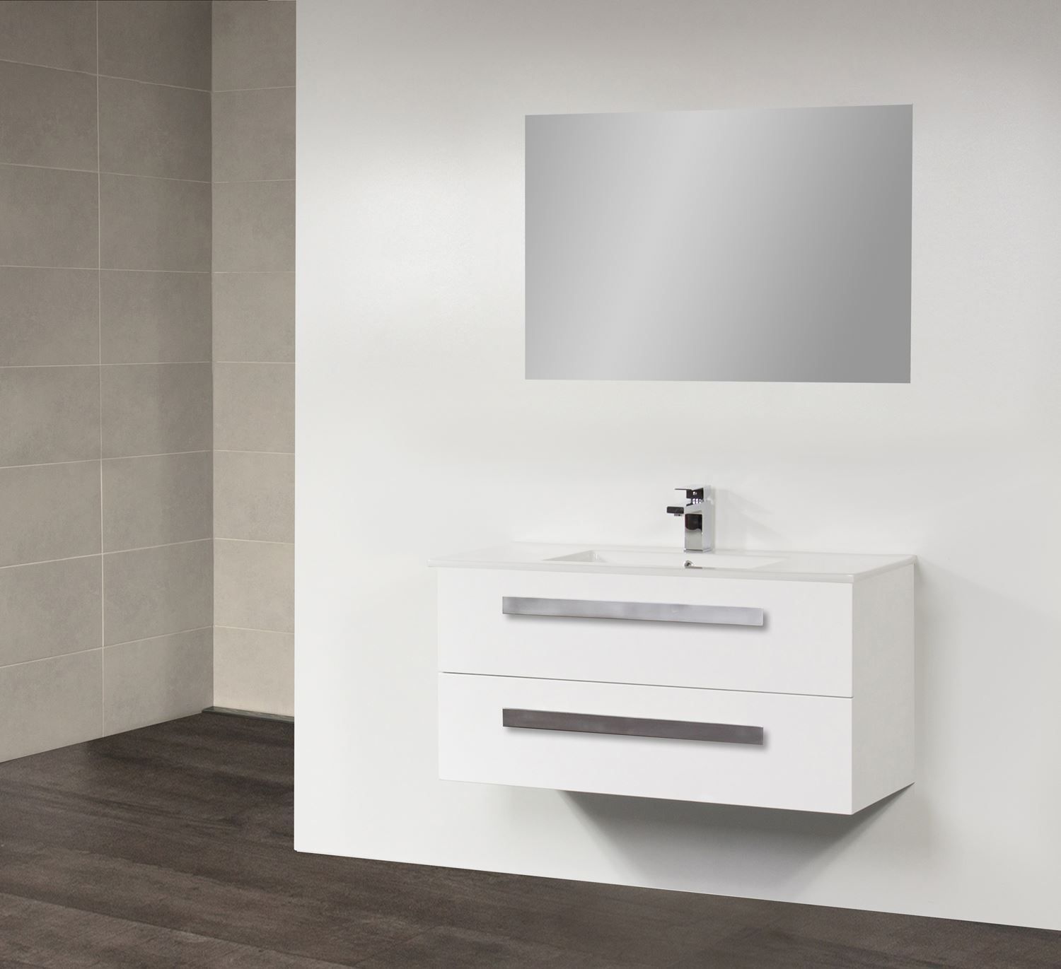 Sanitop Badkamermeubel Exclusive Pisa 100cm Wit