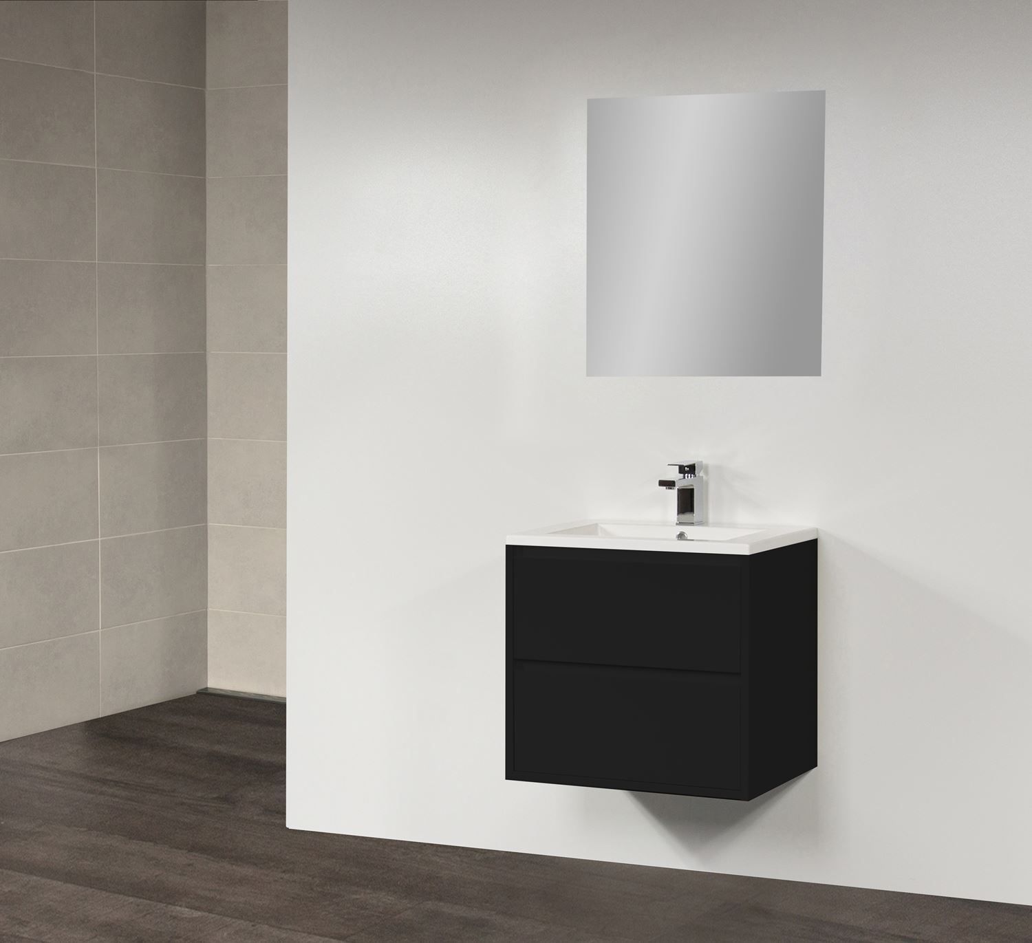 Sanitop Badkamermeubel New Future 60 cm Zwart