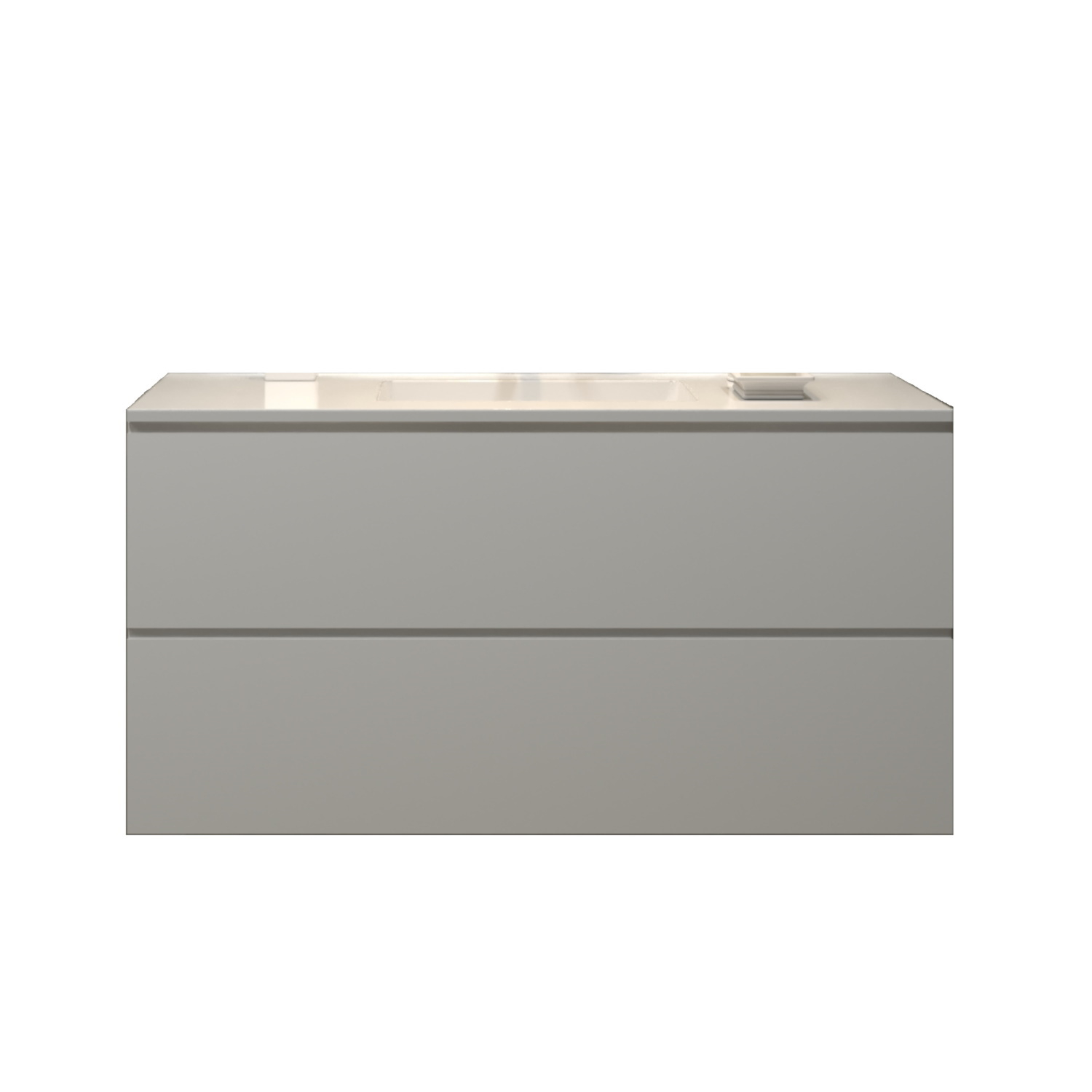 Gliss Design Badkamermeubelset Gliss Zeus 100 cm Mat Wit