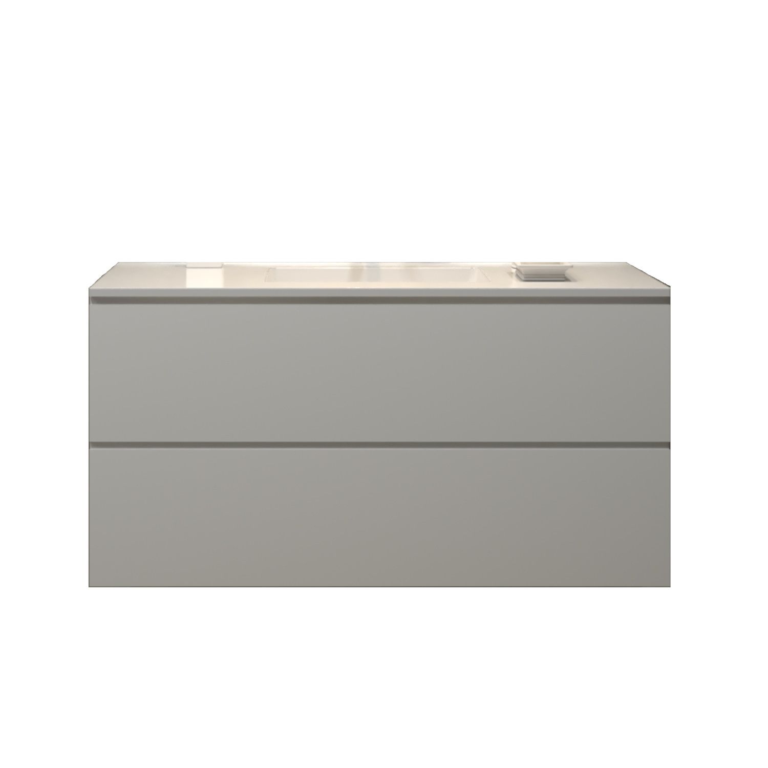 Gliss Design Badkamermeubelset Gliss Zeus 100 cm Hoogglans Wit