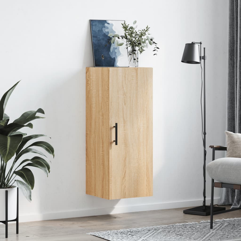 vidaXL Hangkast 34,5x34x90 cm sonoma eikenkleurig