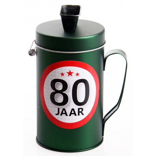 Shoppartners 80 jaar kado spaarpot/ collectebus -