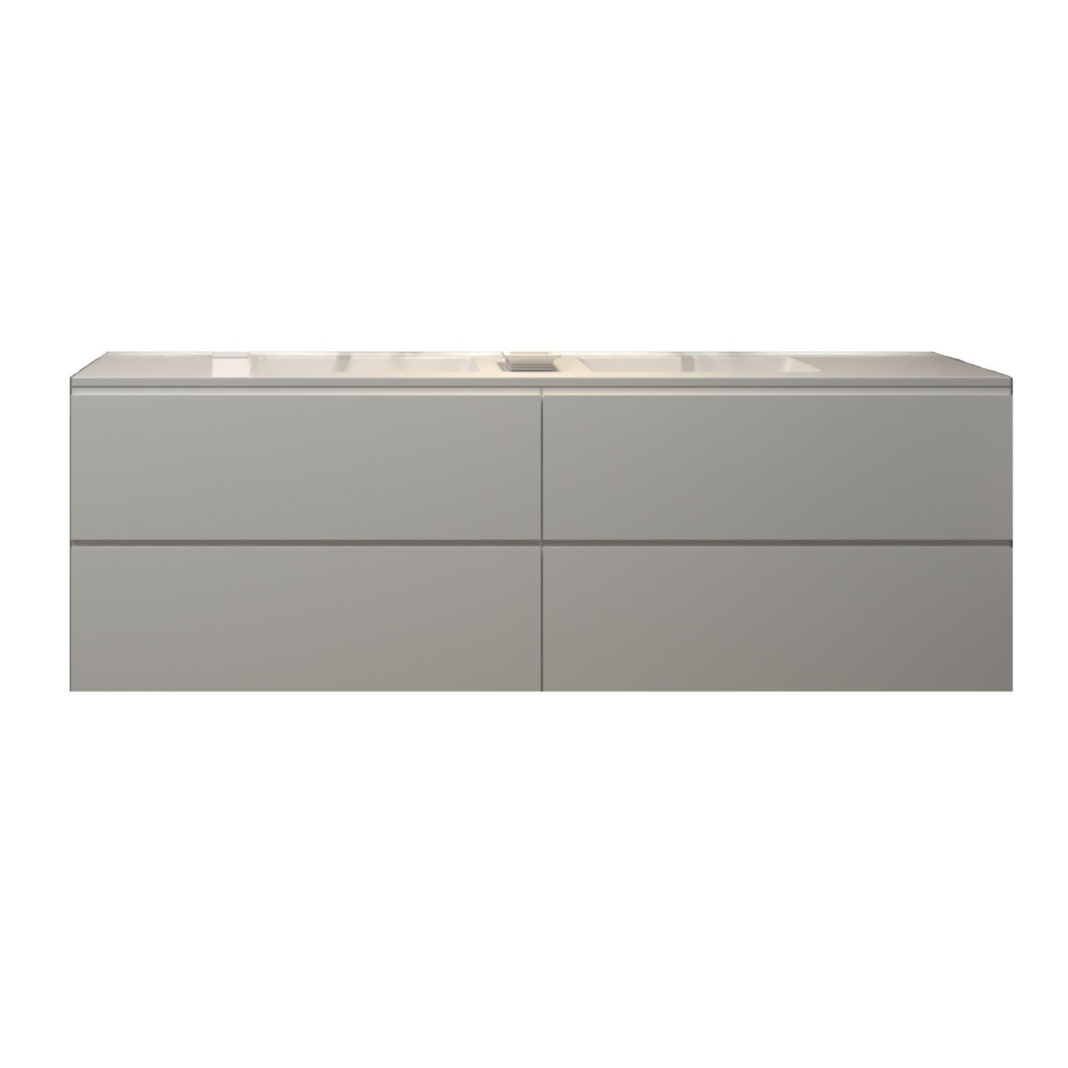 Gliss Design Badkamermeubelset Gliss Hermes 180 cm Hoogglans Wit