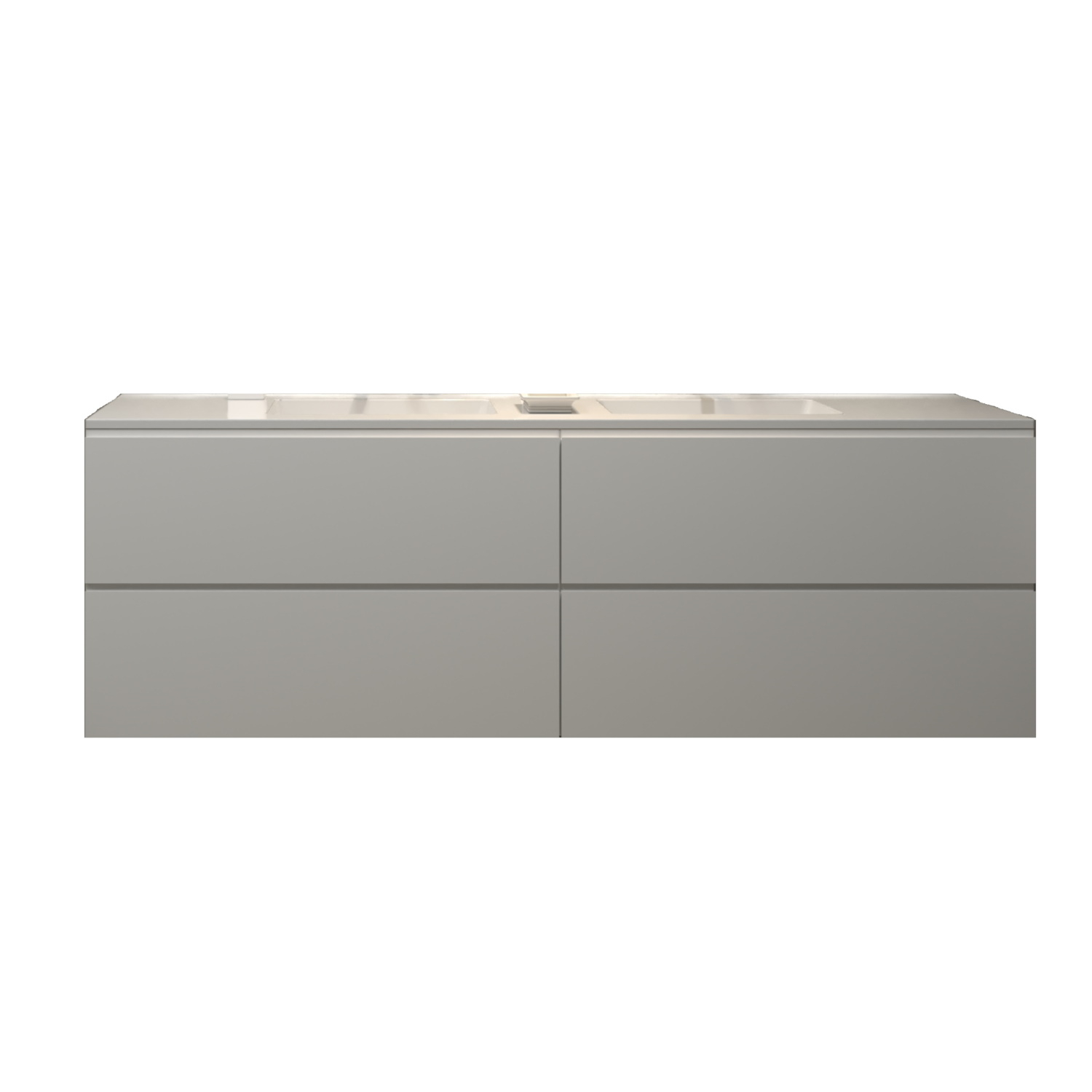 Gliss Design Badkamermeubelset Gliss Hermes 180 cm Mat Wit
