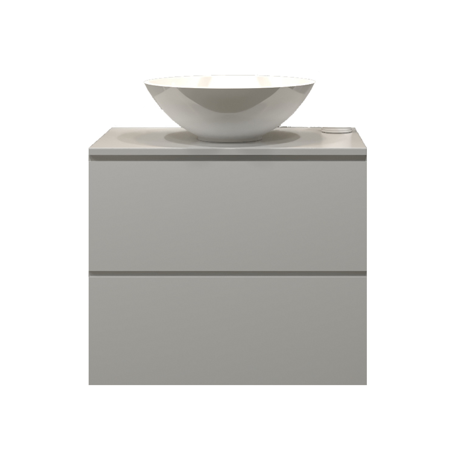 Gliss Design Badkamermeubelset Gliss Hermes 60 cm Hoogglans Wit Met Waskom