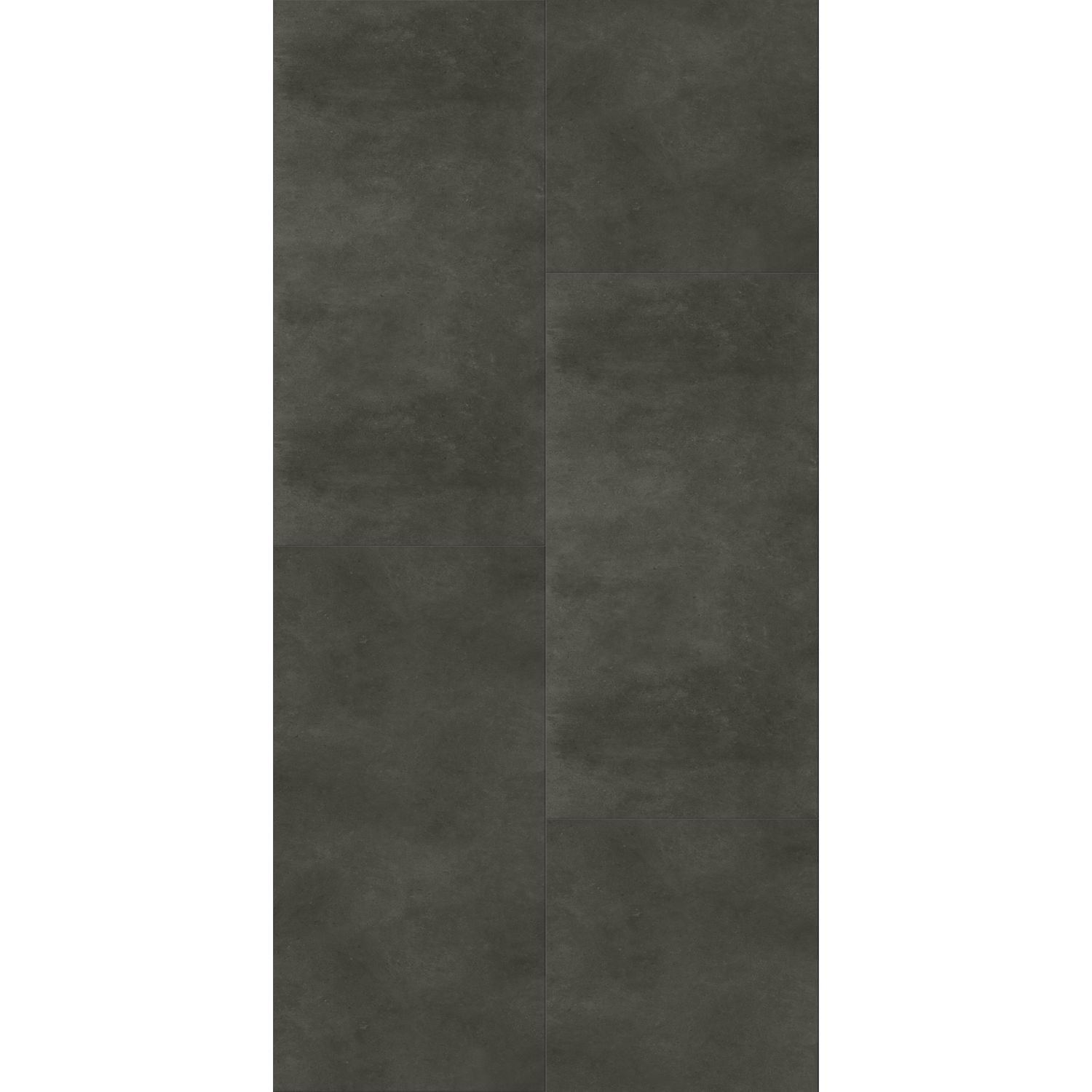 Solid Pvc Tegel Xxl  Dark Concrete - 4-zijdige V-groef - 8,5mm - 2,977m²
