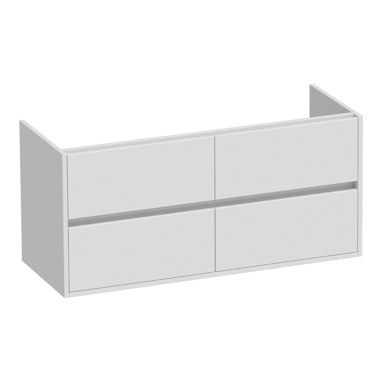Sanitop Badkamermeubelset NEXXT 120-4 Hoogglans Wit