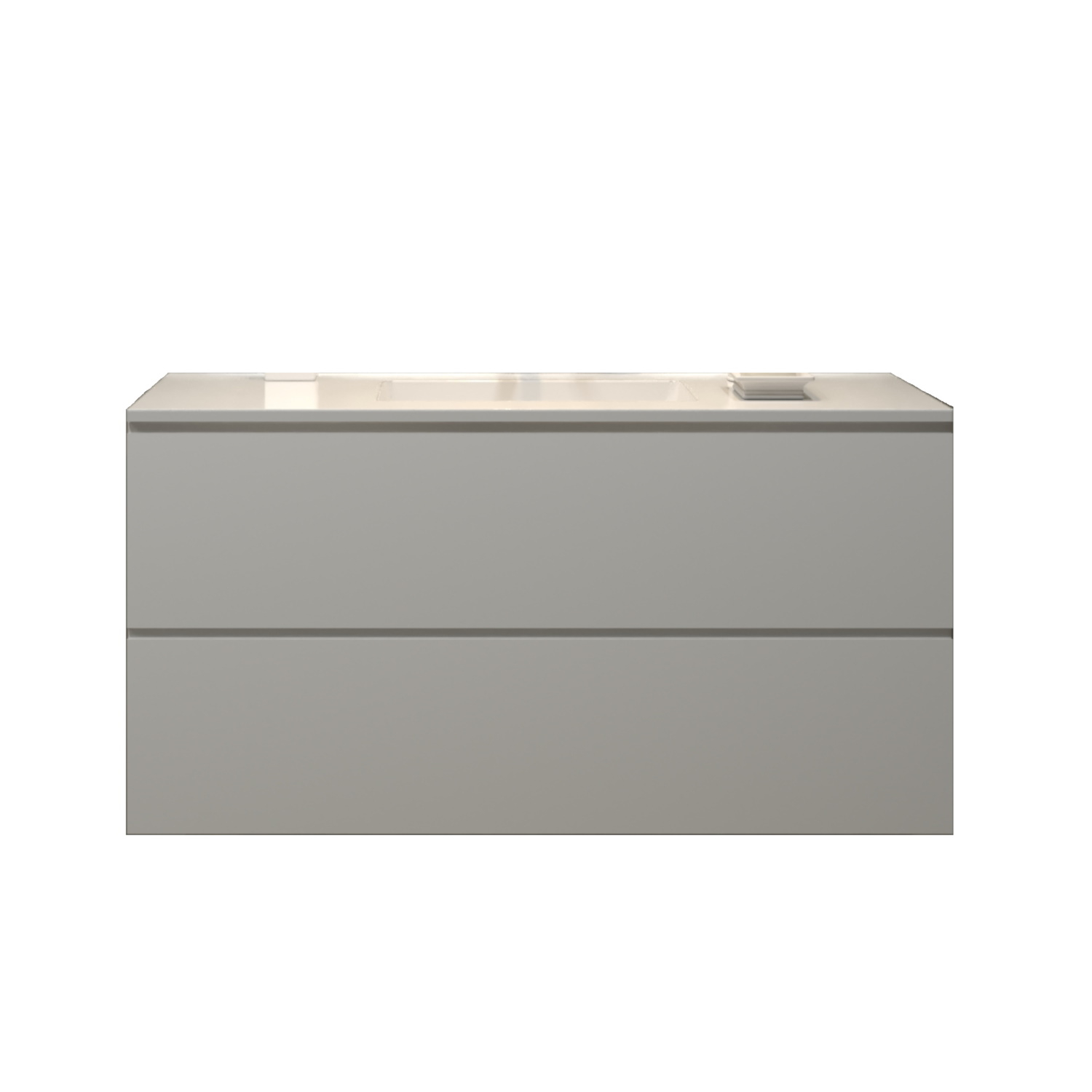 Gliss Design Badkamermeubelset Gliss Hermes 100 cm Hoogglans Wit