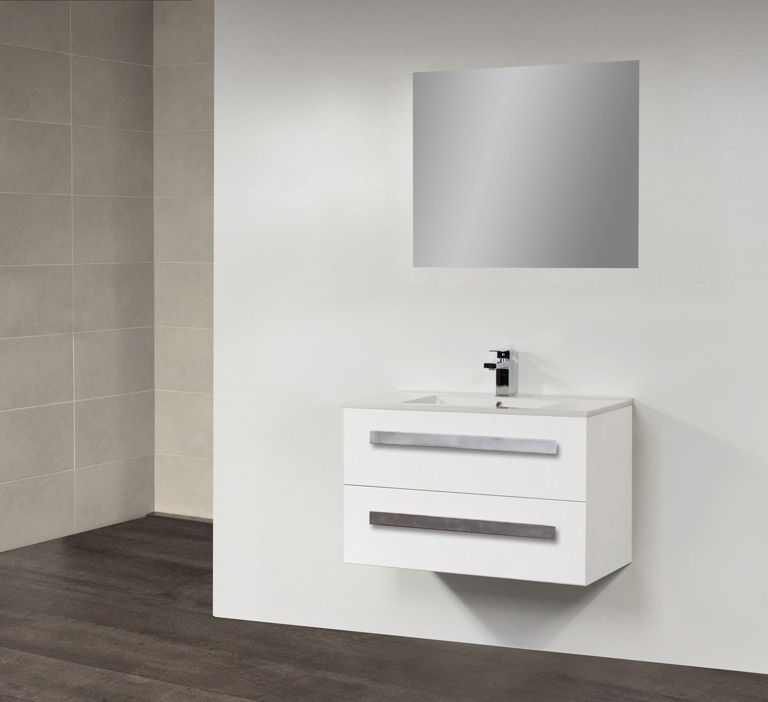 Sanitop Badkamermeubel Exclusive Pisa 80 cm Wit
