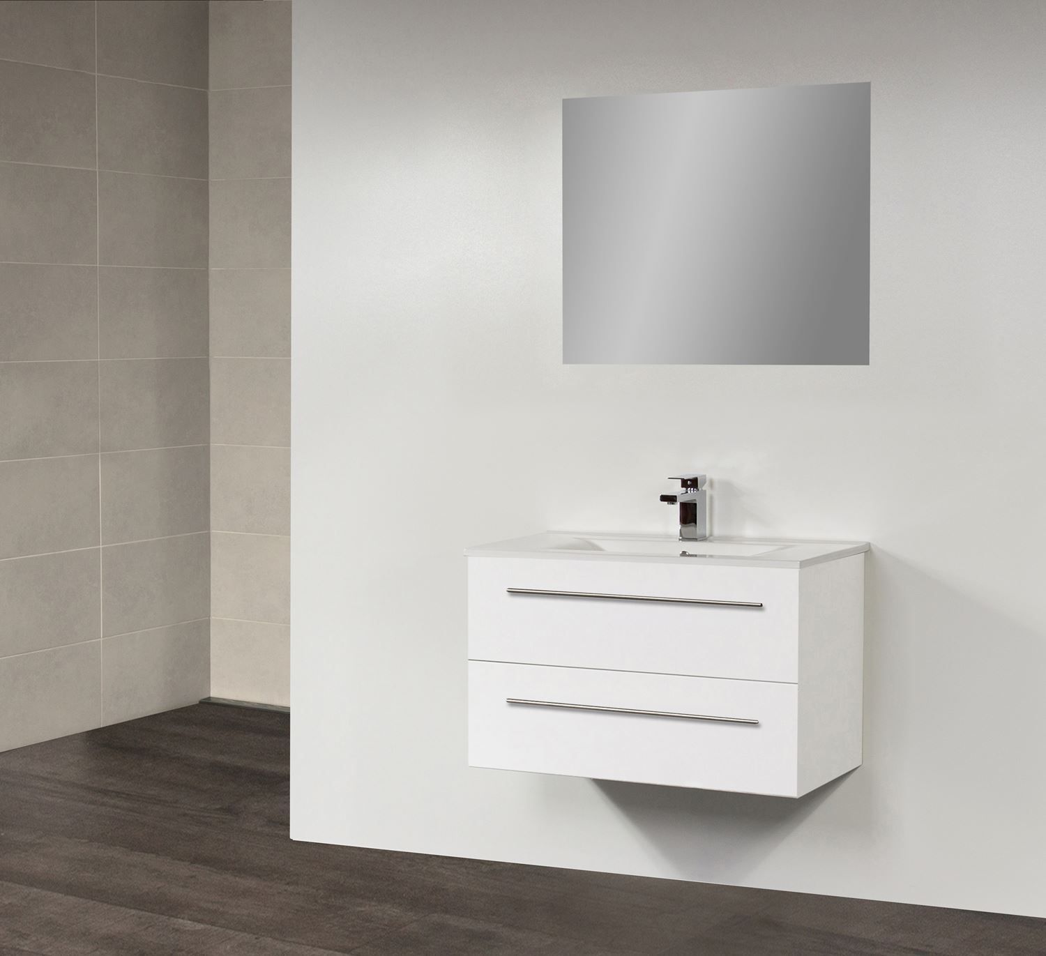 Sanitop Badkamermeubel Exclusive Empoli 80 cm Wit