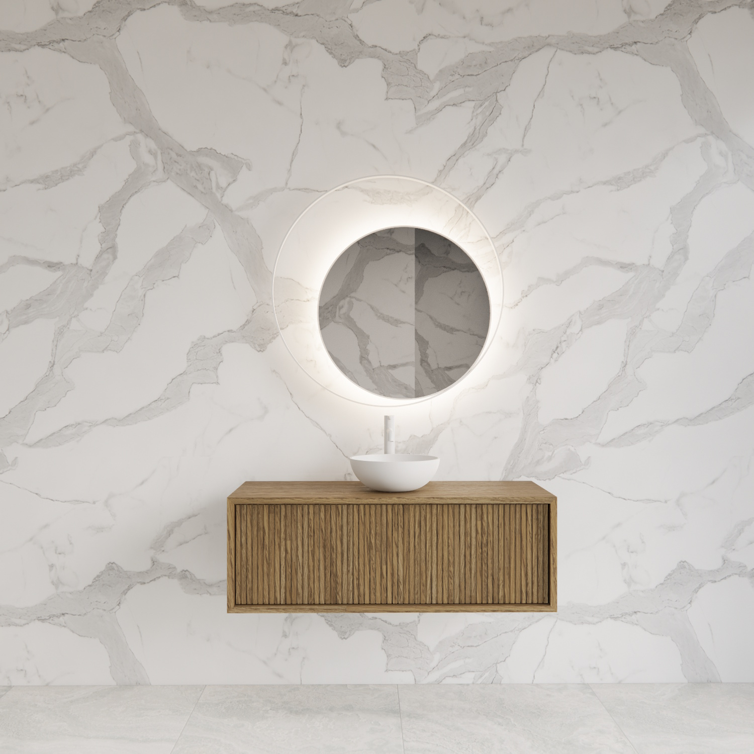 Gliss Design Onderkast  Heronimus 90x45x35 cm Met Topplaat Castle Brown