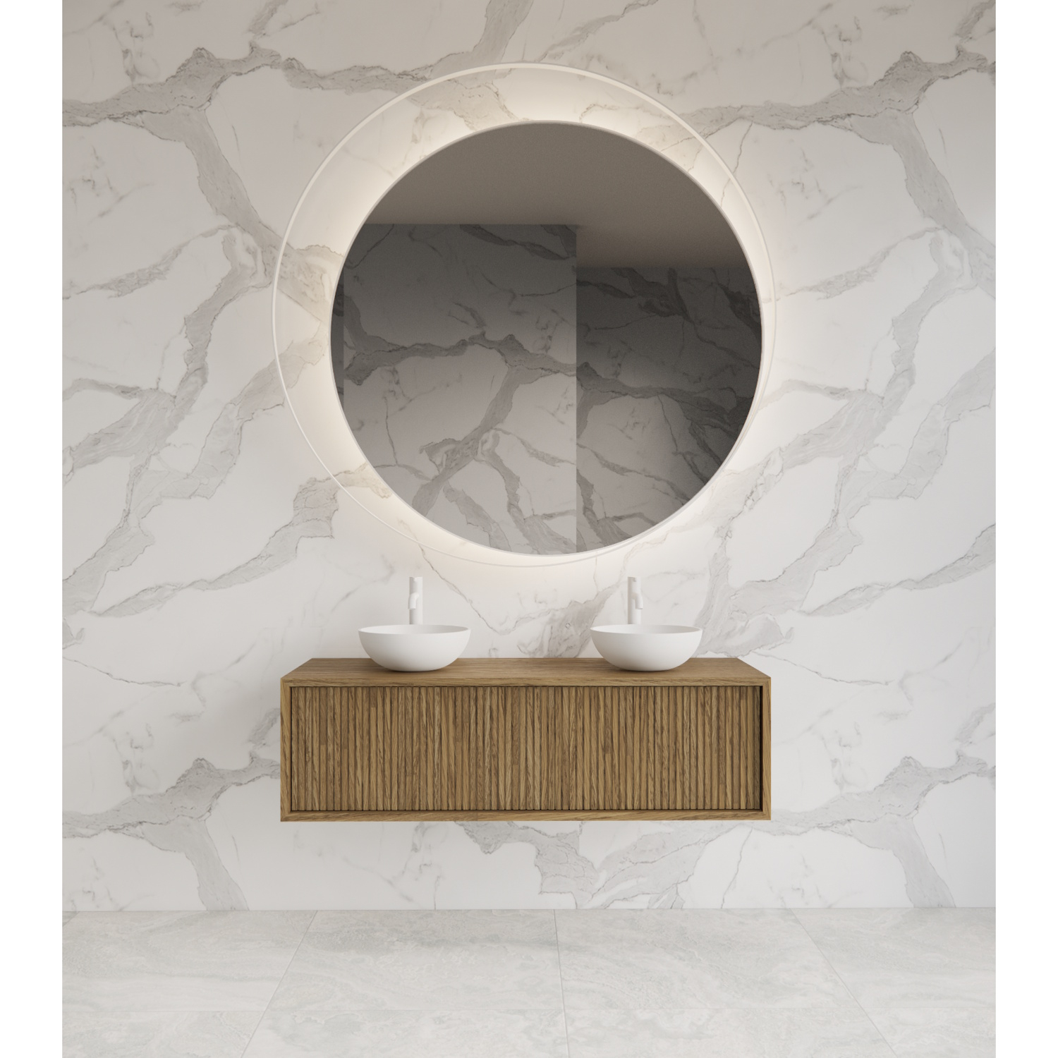 Gliss Design Onderkast  Heronimus 120x45x35 cm Met Topplaat Castle Brown