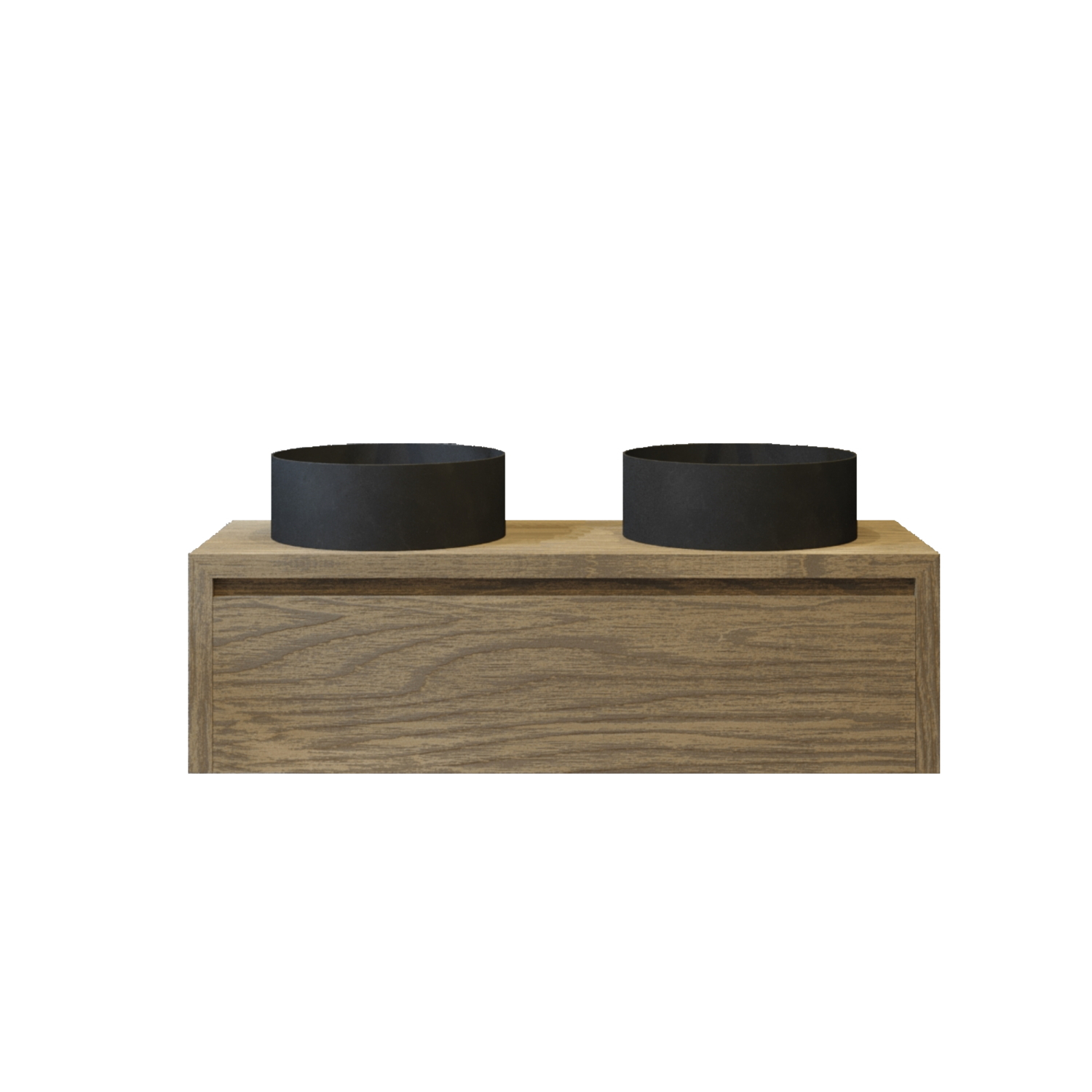 Gliss Design Badkamermeubelset Gliss Ares 140 cm Met Waskom Ash Grey