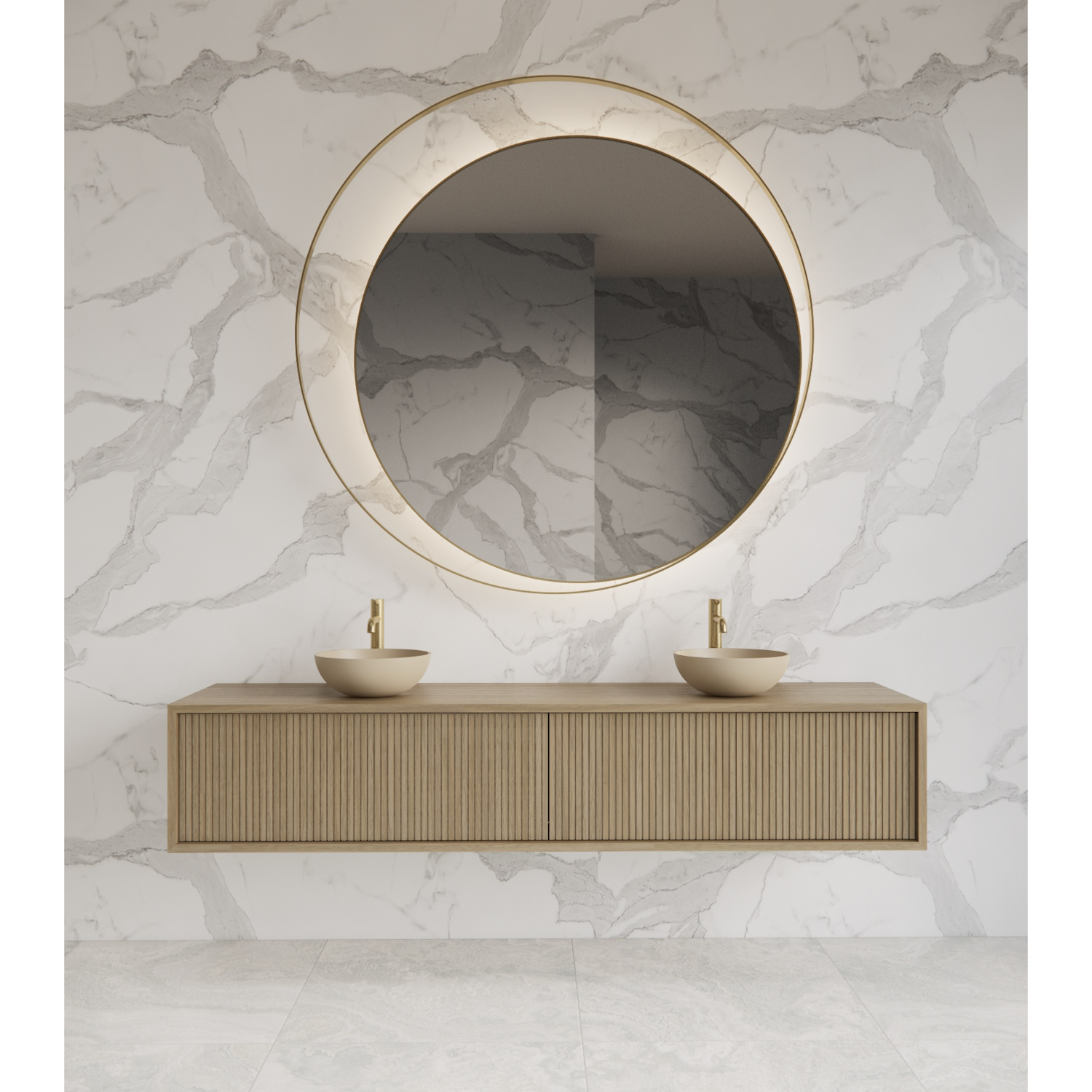 Gliss Design Onderkast  Heronimus 160x45x35 cm 2 Laden Met Topplaat Corn Slik