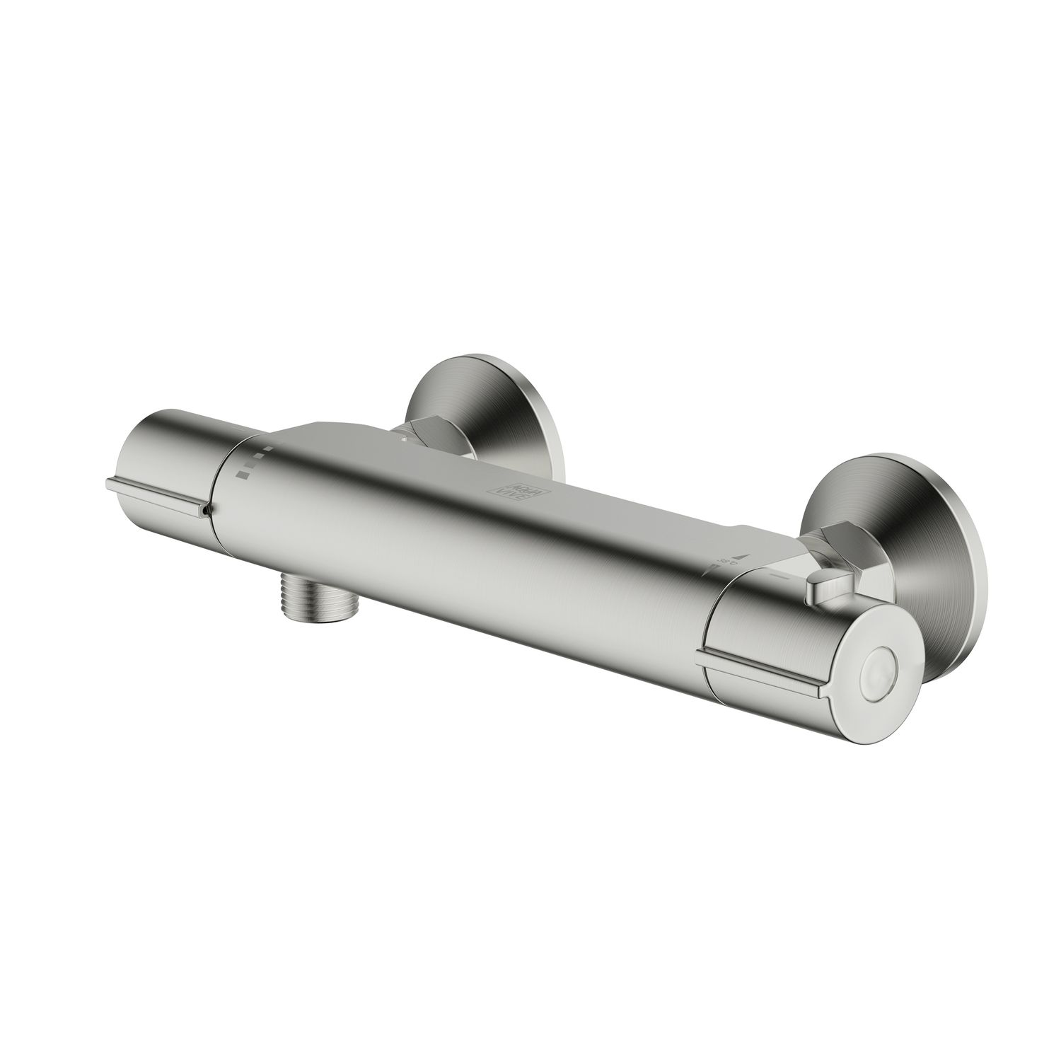Aquavive Eco Thermostatische Douchekraan Cato Geborsteld Staal 15cm