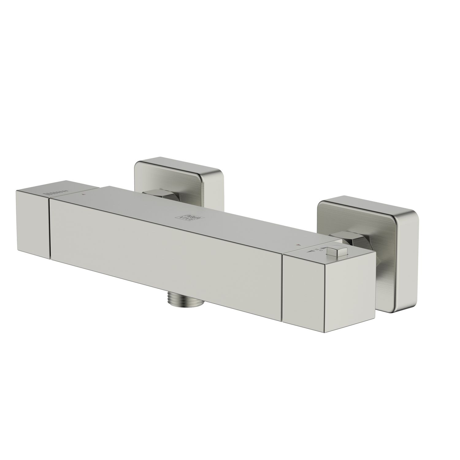 Aquavive Eco Thermostatische Douchekraan Lena Geborsteld Staal 15cm