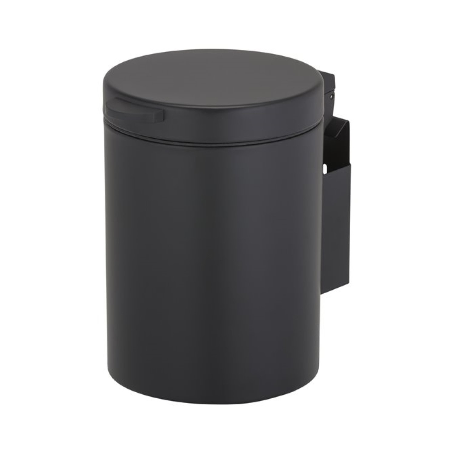 Geesa Wandafvalemmer  Hotel 3 Liter RVS Zwart