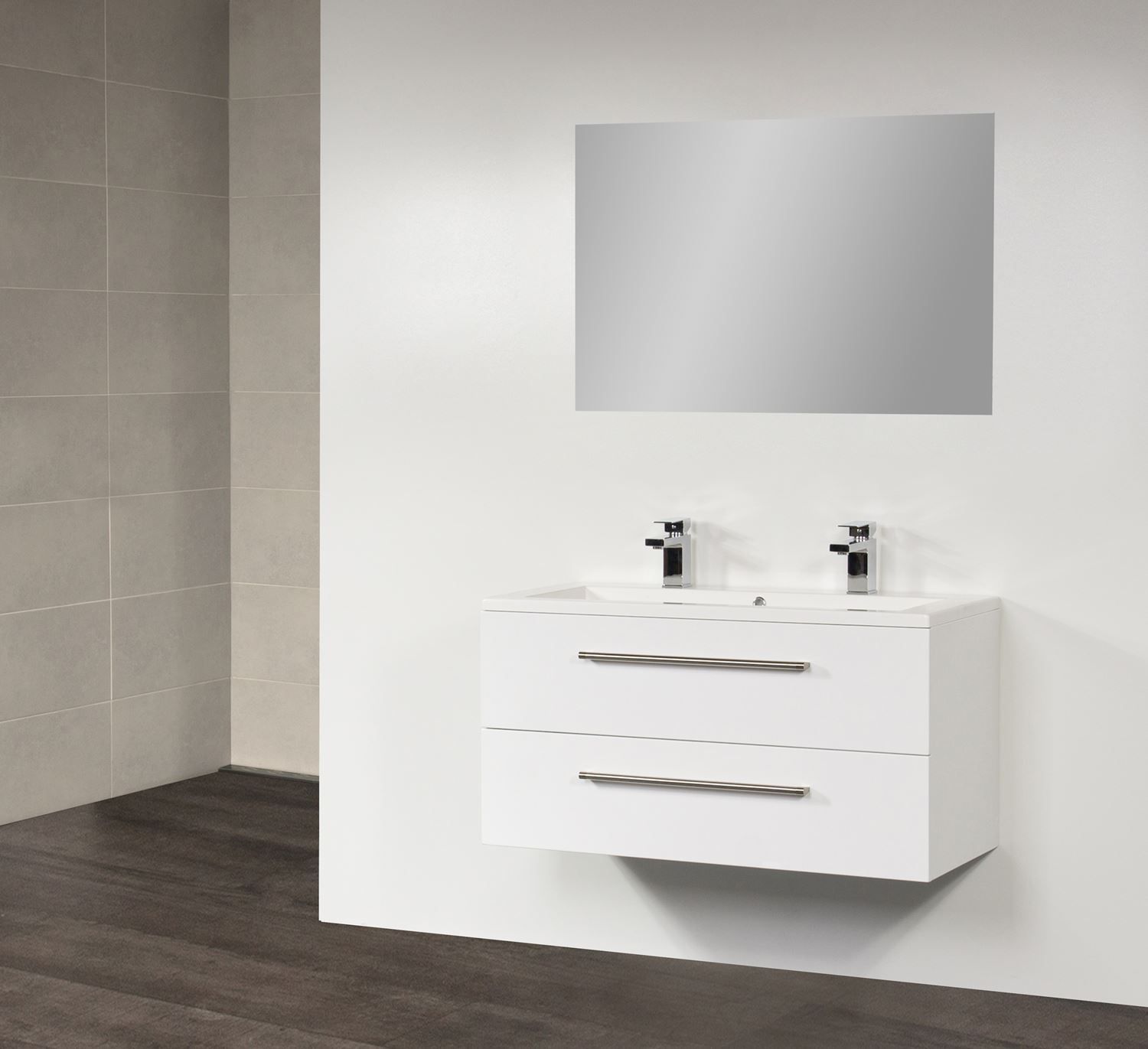 Sanitop Badkamermeubel Exclusive Bologna 100 cm Wit