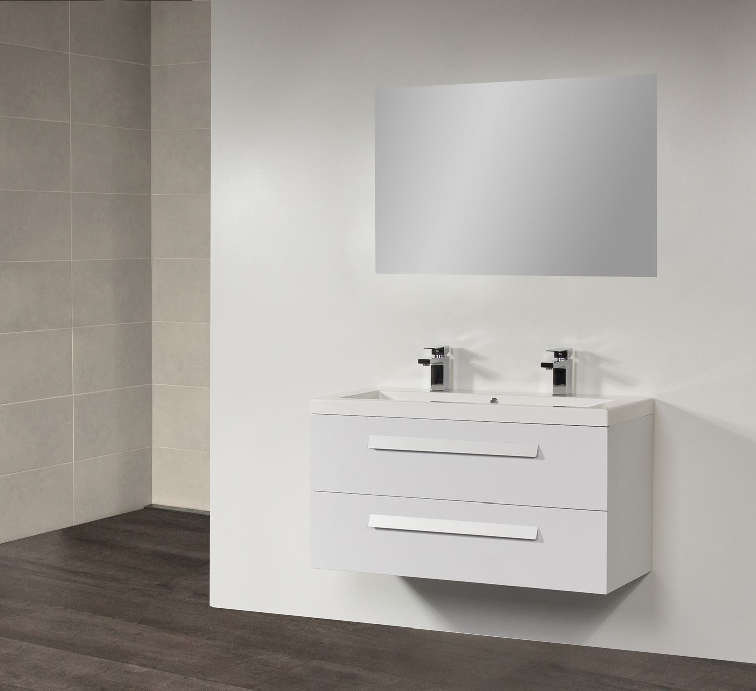 Sanitop Badkamermeubel Exclusive Foggia 100 cm Wit
