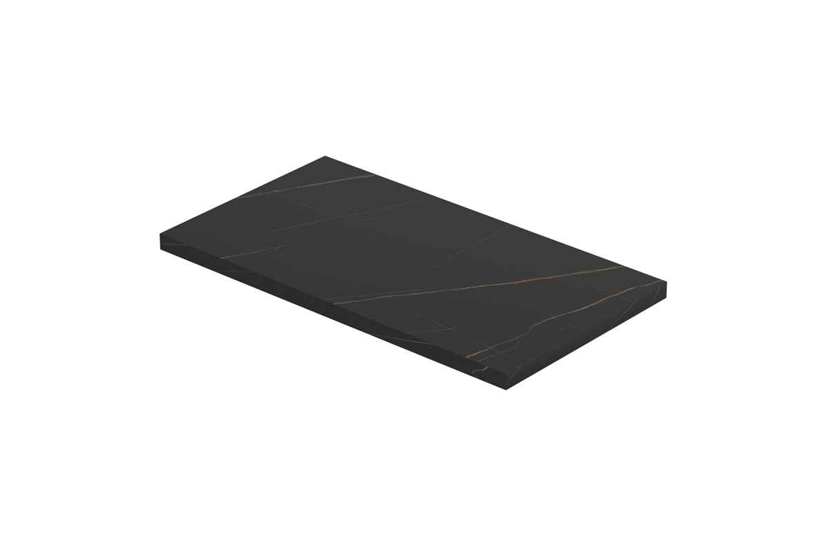 INK Topplaat Fontein  Topdeck XS 40x22x1.2 cm Lauren Black Mat